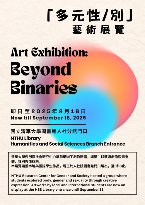 【2025.07.16】「多元性／別」藝術展覽 Art Exhibition：Beyond Binaries圖片